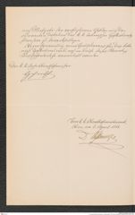 k.k. naturhistorisches Hofmuseum, Intendanzakten 1876-1884 (Hochstetter), Aktenzahl Z.264.a/1884, Seite 2